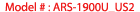 Model #:ARS-1900U_US2