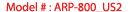 Model #:ARP-800_US2